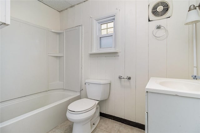 1570 Mount Hope Ave, Rochester, NY 14620 - bathroom with vanity, tile patterned flooring, and  shower combination
