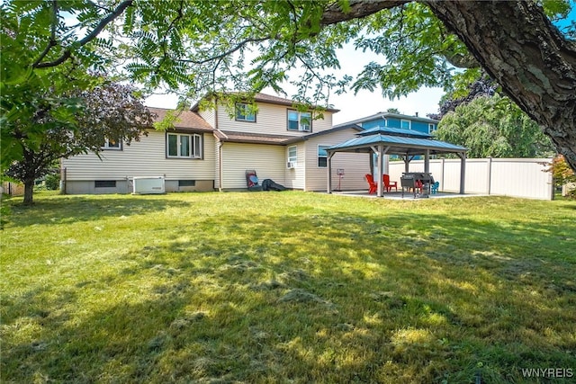 117 Colony St, Lancaster, NY 14043 - rear view of property featuring a gazebo and a patio