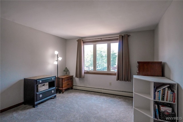 117 Colony St, Lancaster, NY 14043 - unfurnished room featuring a baseboard heating unit and carpet floors