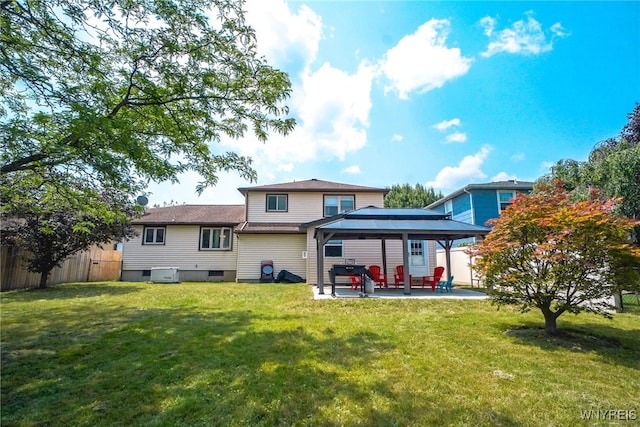 117 Colony St, Lancaster, NY 14043 - rear view of property featuring a gazebo and a patio