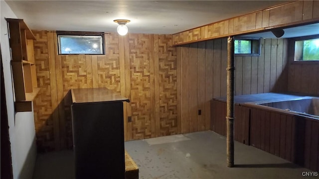 582 Peck Rd, Sullivan, NY 13082 - basement with wooden walls