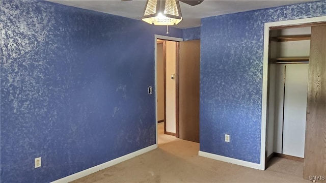 582 Peck Rd, Sullivan, NY 13082 - unfurnished bedroom featuring carpet floors and a ceiling fan