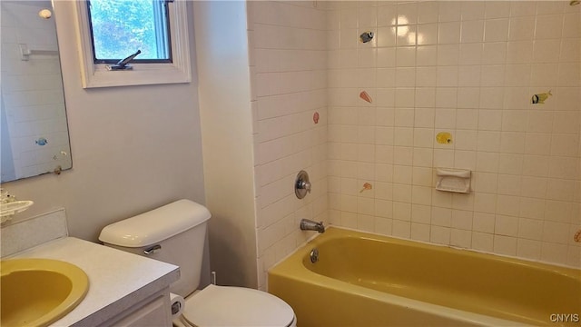 582 Peck Rd, Sullivan, NY 13082 - bathroom featuring vanity and bathtub / shower combination