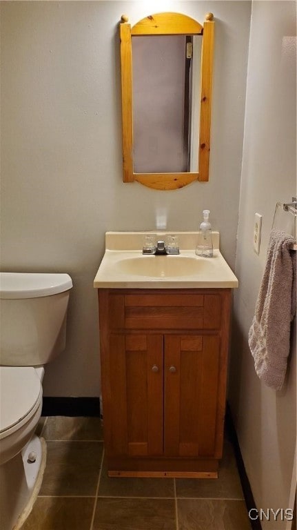 582 Peck Rd, Sullivan, NY 13082 - half bath featuring vanity and tile patterned flooring