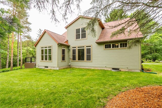 1537 Cranberry Pond, Victor, NY 14564 - back of property with a yard