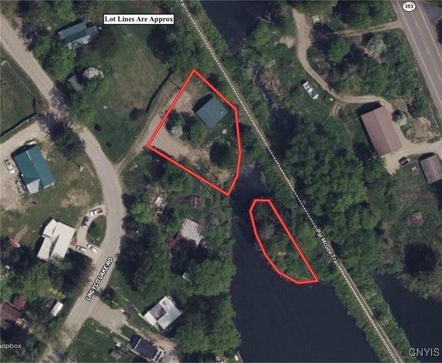 108 Linlyco Lake Rd, New Albion, NY 14719 - map / location with property boundaries highlighted