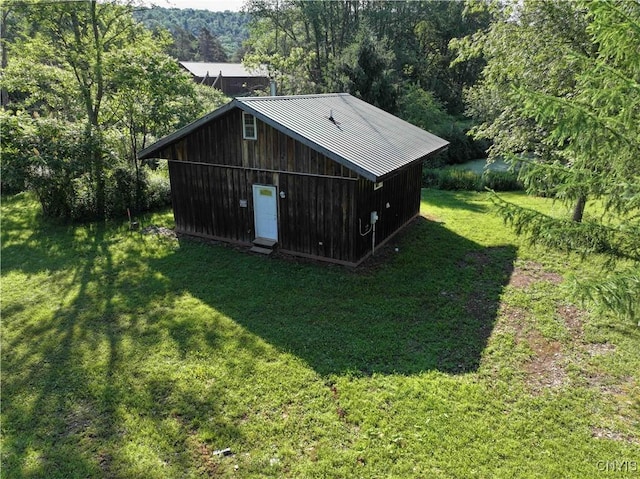 108 Linlyco Lake Rd, New Albion, NY 14719 - view of outbuilding with a view of trees