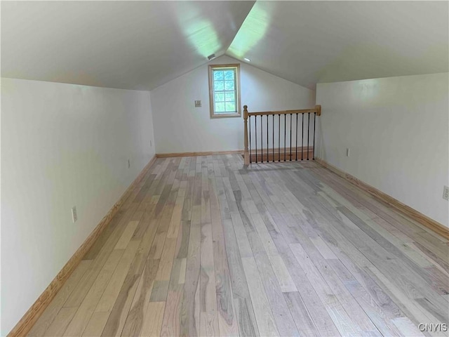 108 Linlyco Lake Rd, New Albion, NY 14719 - bonus room featuring light wood-style floors and lofted ceiling
