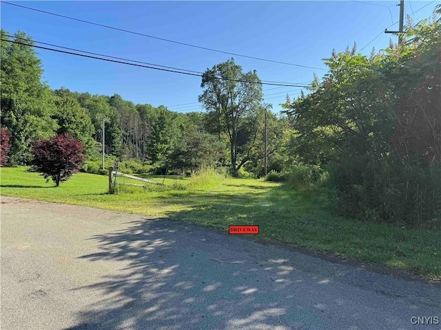 108 Linlyco Lake Rd, New Albion, NY 14719 - view of road featuring a forest view