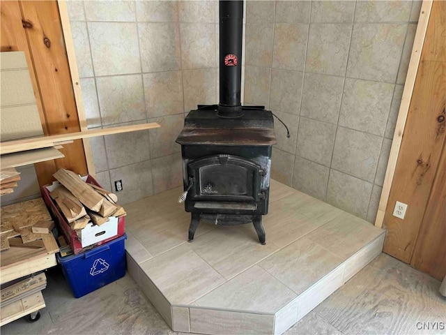 108 Linlyco Lake Rd, New Albion, NY 14719 - detailed view of a wood stove