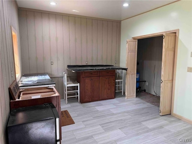 108 Linlyco Lake Rd, New Albion, NY 14719 - miscellaneous room featuring recessed lighting and wooden walls