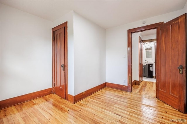 72 Manchester St, Rochester, NY 14621 - unfurnished room with baseboards and light wood-style flooring