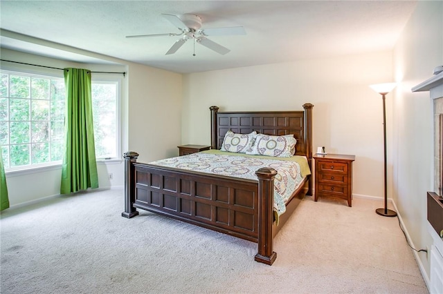 47 Stonington Dr, Pittsford, NY 14534 - bedroom with carpet flooring and a ceiling fan