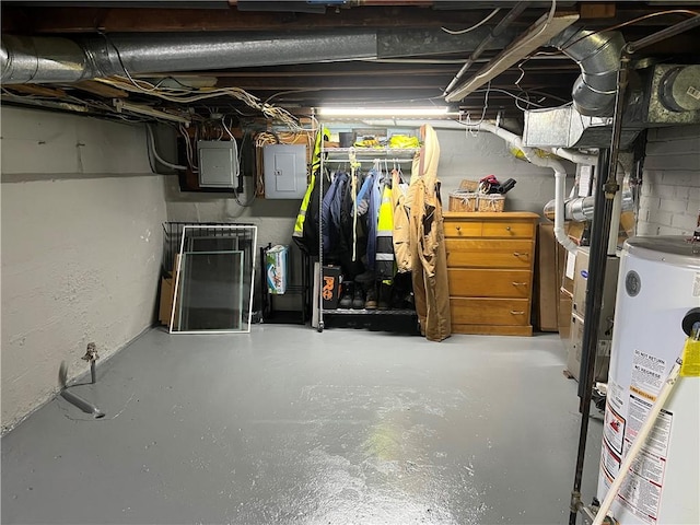 78 Falleson Rd, Rochester, NY 14612 - unfinished below grade area featuring water heater and electric panel