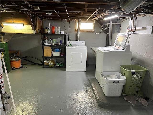 78 Falleson Rd, Rochester, NY 14612 - basement featuring separate washer and dryer