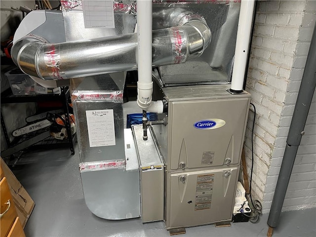 78 Falleson Rd, Rochester, NY 14612 - utility room featuring heating unit