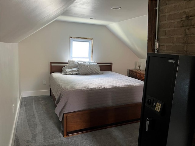 78 Falleson Rd, Rochester, NY 14612 - carpeted bedroom featuring lofted ceiling and baseboards