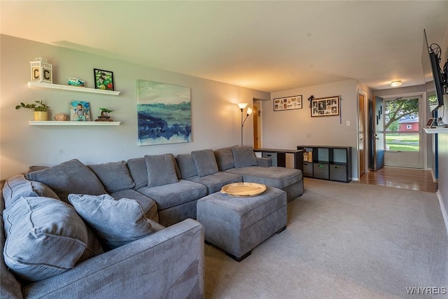21 Niagara Cir, North Tonawanda, NY 14120 - living room featuring light colored carpet