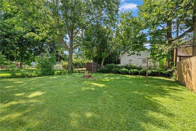 975 Whitlock Rd, Irondequoit, NY 14609 - fenced backyard featuring a storage shed