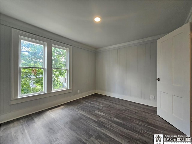 901 W Henley St, Olean, NY 14760 - unfurnished room featuring plenty of natural light and dark wood-type flooring