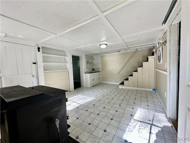 352 Sloperville Rd, Albion, NY 13302 - basement with built in features and stairway