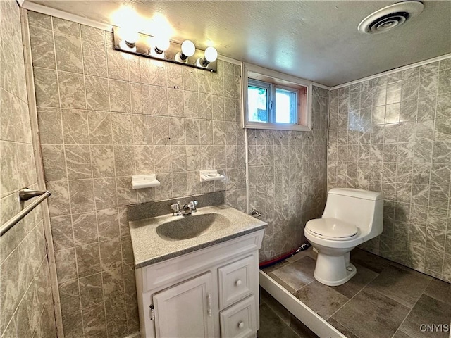 352 Sloperville Rd, Albion, NY 13302 - bathroom with vanity and tile walls