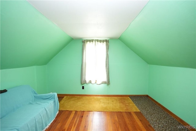 6167 N Whitham Dr, Niagara, NY 14304 - bonus room featuring wood finished floors and lofted ceiling