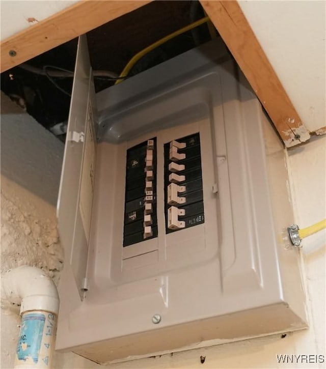 6167 N Whitham Dr, Niagara, NY 14304 - utility room with electric panel