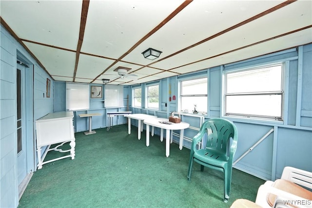 6167 N Whitham Dr, Niagara, NY 14304 - home office featuring carpet flooring