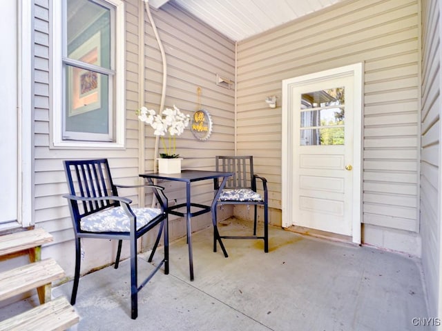 9242 Sixty Rd, Lysander, NY 13135 - view of patio featuring outdoor dining area