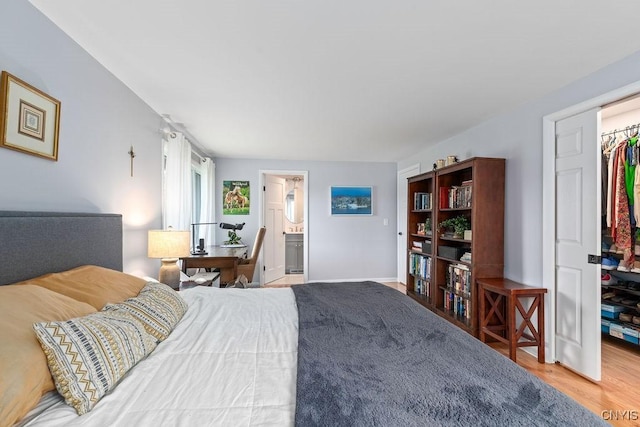 117 Shoreview Dr, Clay, NY 13090 - bedroom with wood finished floors and connected bathroom