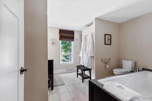 117 Shoreview Dr, Clay, NY 13090 - full bathroom featuring a tub with jets and tile patterned floors