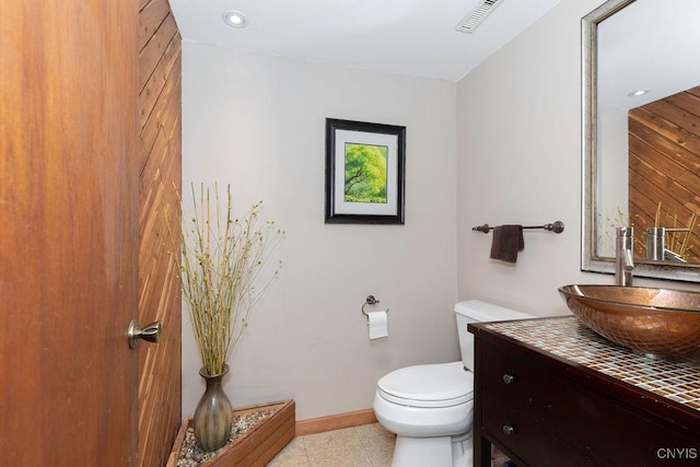 117 Shoreview Dr, Clay, NY 13090 - half bathroom with vanity and recessed lighting