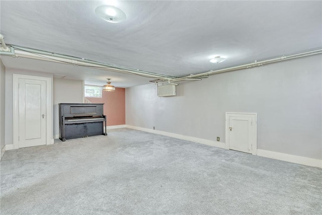 112 Isabelle St, Rochester, NY 14606 - basement with carpet