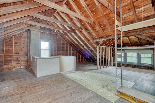 112 Isabelle St, Rochester, NY 14606 - attic with an upstairs landing and healthy amount of natural light