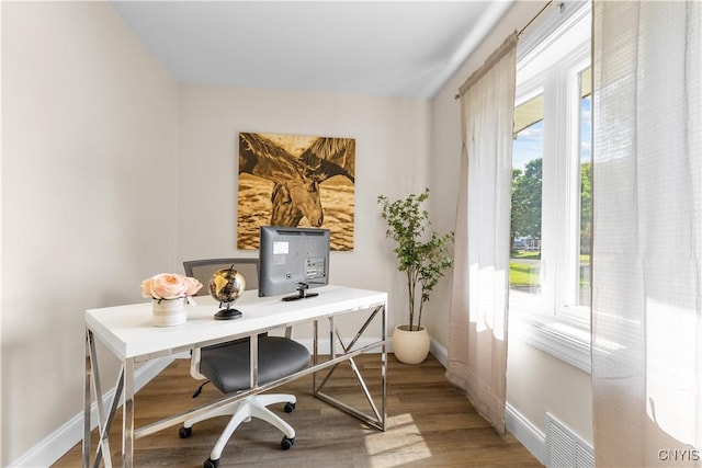 161 Forrest St, Deerfield, NY 13502 - office space featuring baseboards and wood finished floors