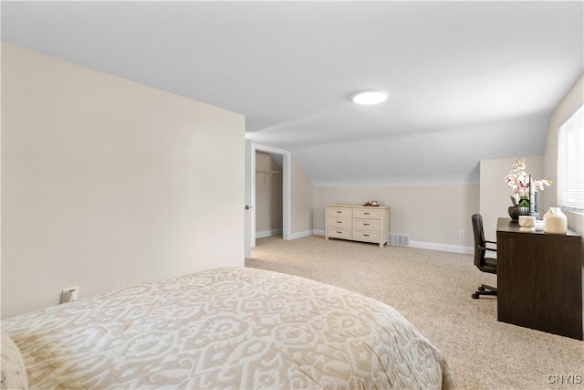 161 Forrest St, Deerfield, NY 13502 - bedroom featuring carpet and vaulted ceiling
