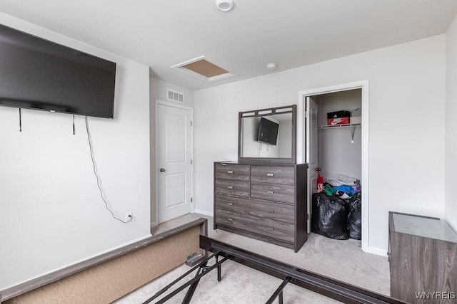 52 Winterbrook Dr, Amherst, NY 14228 - bedroom featuring carpet, attic access, and a closet
