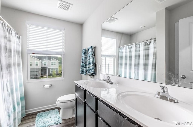52 Winterbrook Dr, Amherst, NY 14228 - bathroom featuring wood finished floors and double vanity