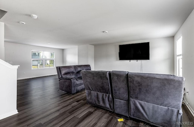 52 Winterbrook Dr, Amherst, NY 14228 - living area with wood finished floors and baseboards