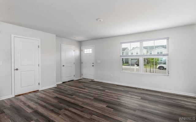 52 Winterbrook Dr, Amherst, NY 14228 - foyer with dark wood-style flooring and baseboards