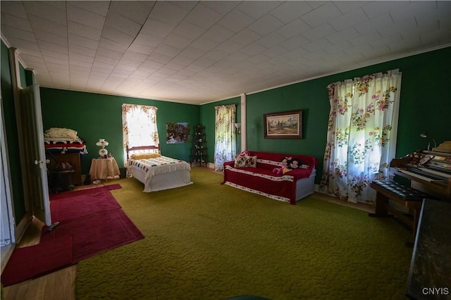 202 County Highway 25a, Richfield, NY 13439 - bedroom with crown molding and carpet flooring