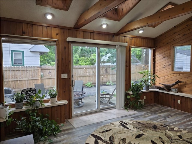 211 Steko Ave, Rochester, NY 14615 - doorway featuring wooden walls and wood finished floors