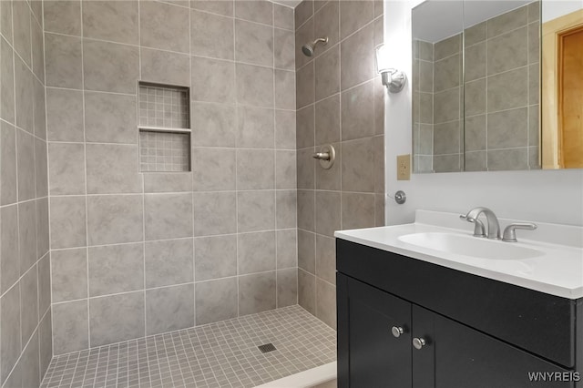 1520 Davis Rd, Aurora, NY 14170 - full bathroom with tiled shower and vanity