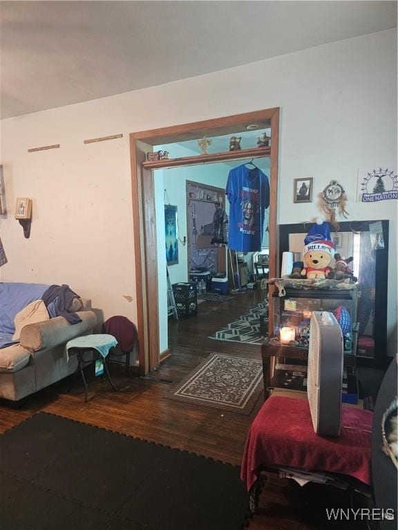 209 W Ferry St Unit S, Buffalo, NY 14213 - living room with wood finished floors