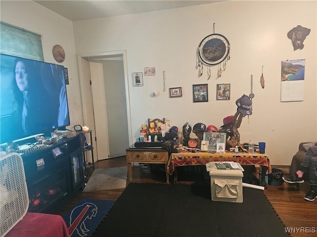 209 W Ferry St Unit S, Buffalo, NY 14213 - living area with wood finished floors