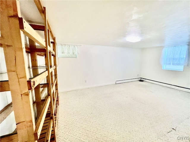 23 Burden Dr, Oswego, NY 13126 - spare room featuring carpet flooring and baseboards