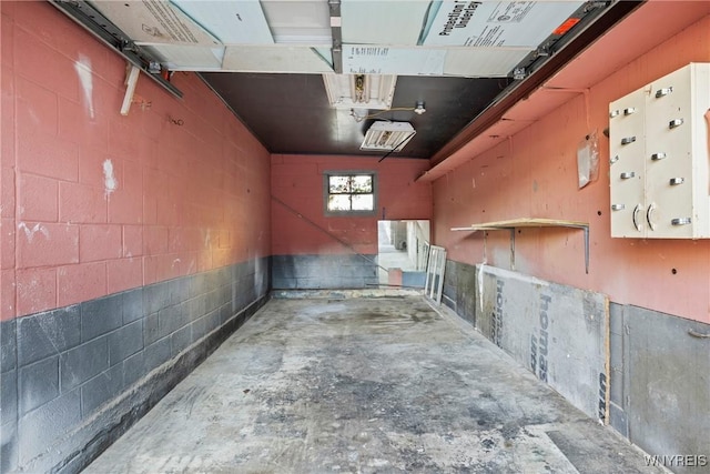84 Pulaski St, Buffalo, NY 14206 - garage with concrete block wall