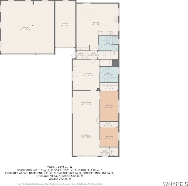 84 Pulaski St, Buffalo, NY 14206 - view of room layout