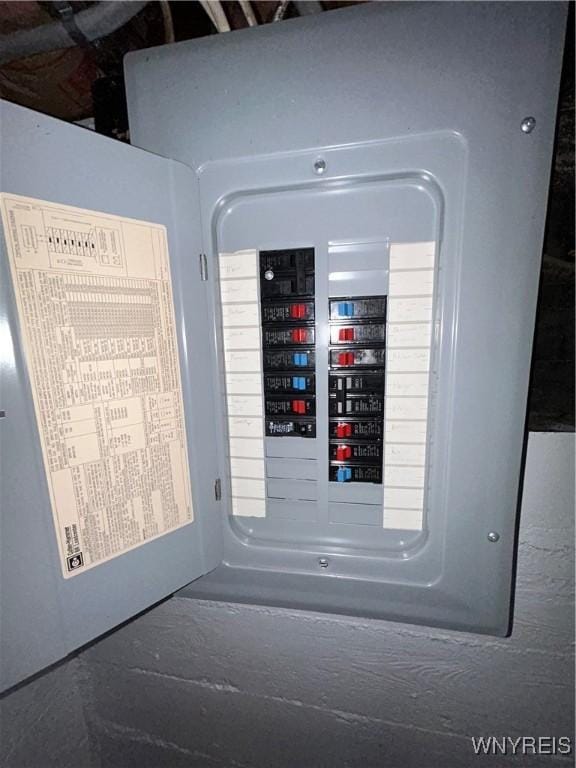 83 Felton St, North Tonawanda, NY 14120 - utility room featuring electric panel